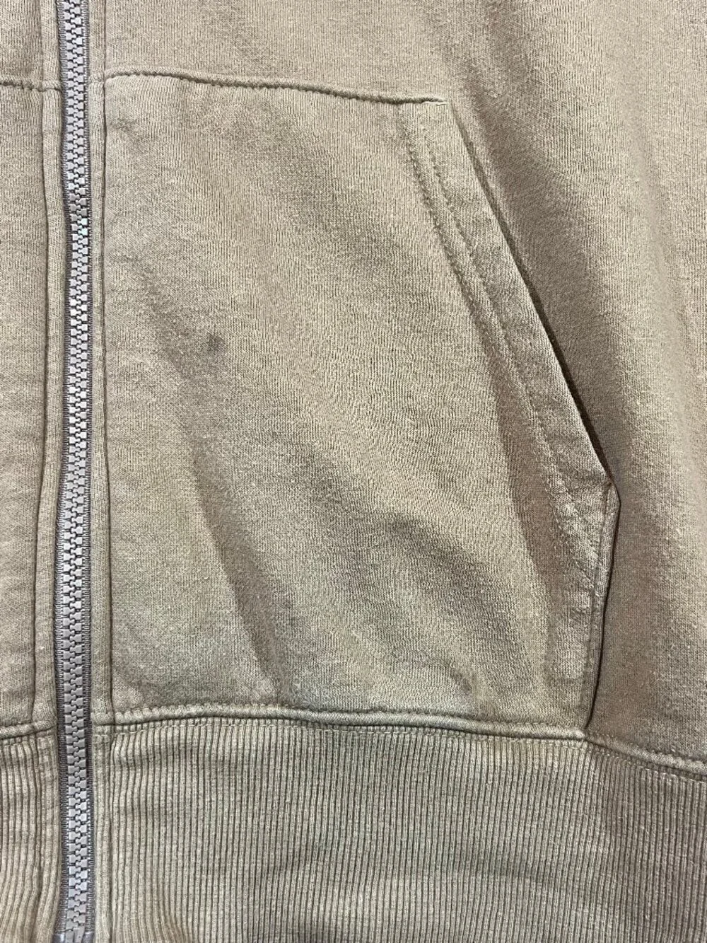 The North Face Full Zip Fleece Hoodie Gold / Mustard Yellow | XXL